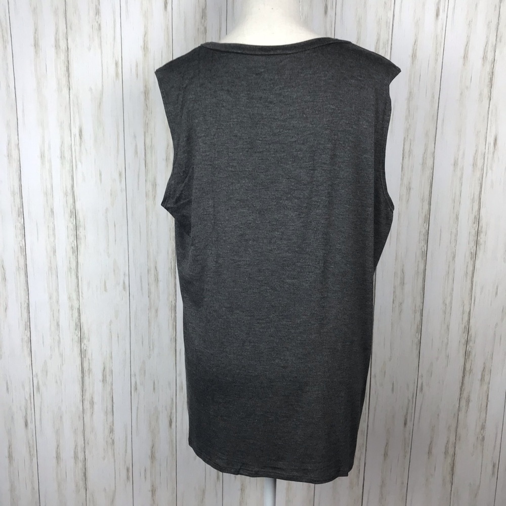 Amelia James NWT Grey Mom Boss Tank - Picture 6 of 7